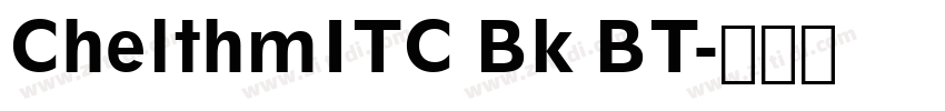 ChelthmITC Bk BT字体转换